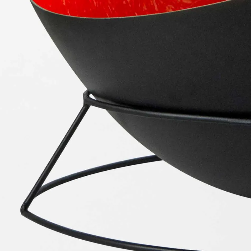 In-es.artdesign H2o F barevná ocelová a nebulitová stojací lampa Viadurini