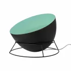 In-es.artdesign H2o F barevná ocelová a nebulitová stojací lampa Viadurini