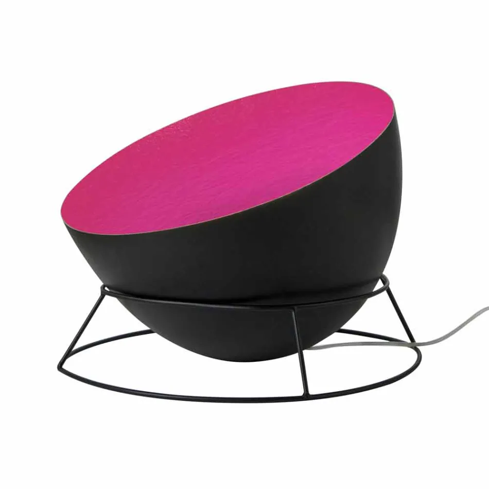 In-es.artdesign H2o F barevná ocelová a nebulitová stojací lampa Viadurini