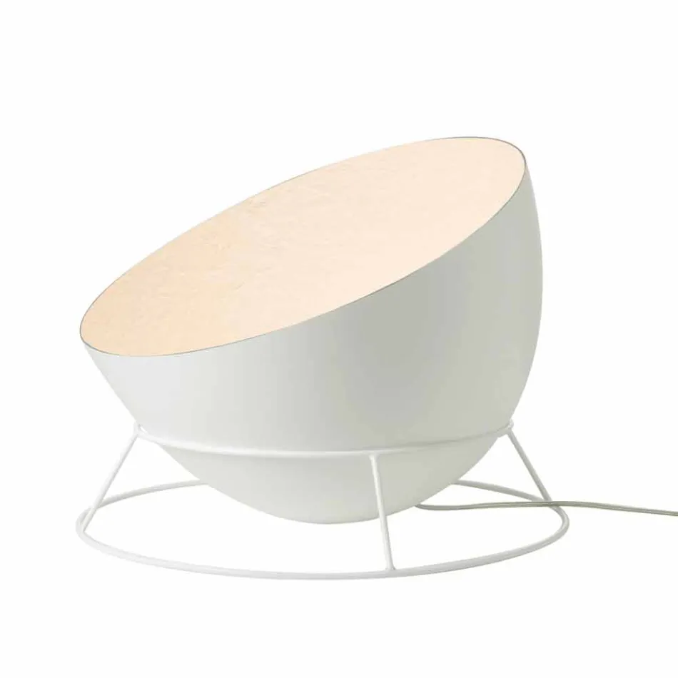 In-es.artdesign H2o F barevná ocelová a nebulitová stojací lampa Viadurini