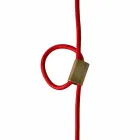 Lampa z bukového dřeva a zavěšené keramiky vyrobené v Itálii Itálie Viadurini