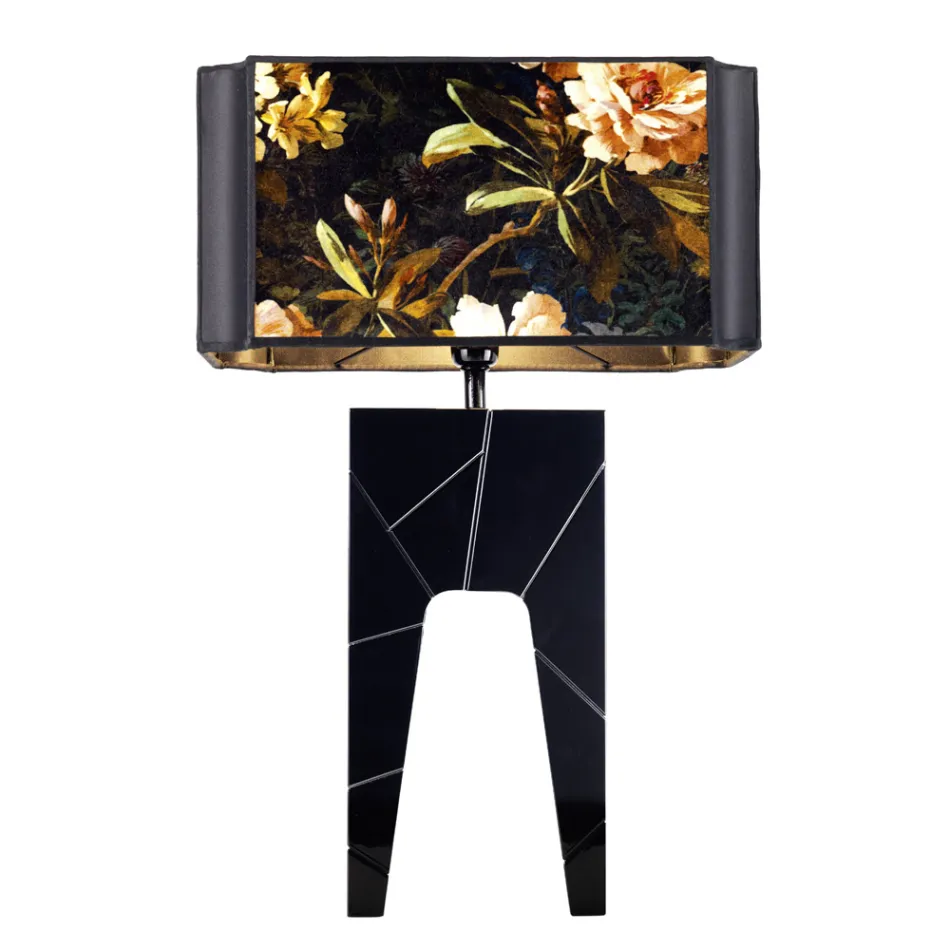 Grilli Zarafa vyrobil z Itálie masivní dřevěné noční stolky / stolní lampu Viadurini