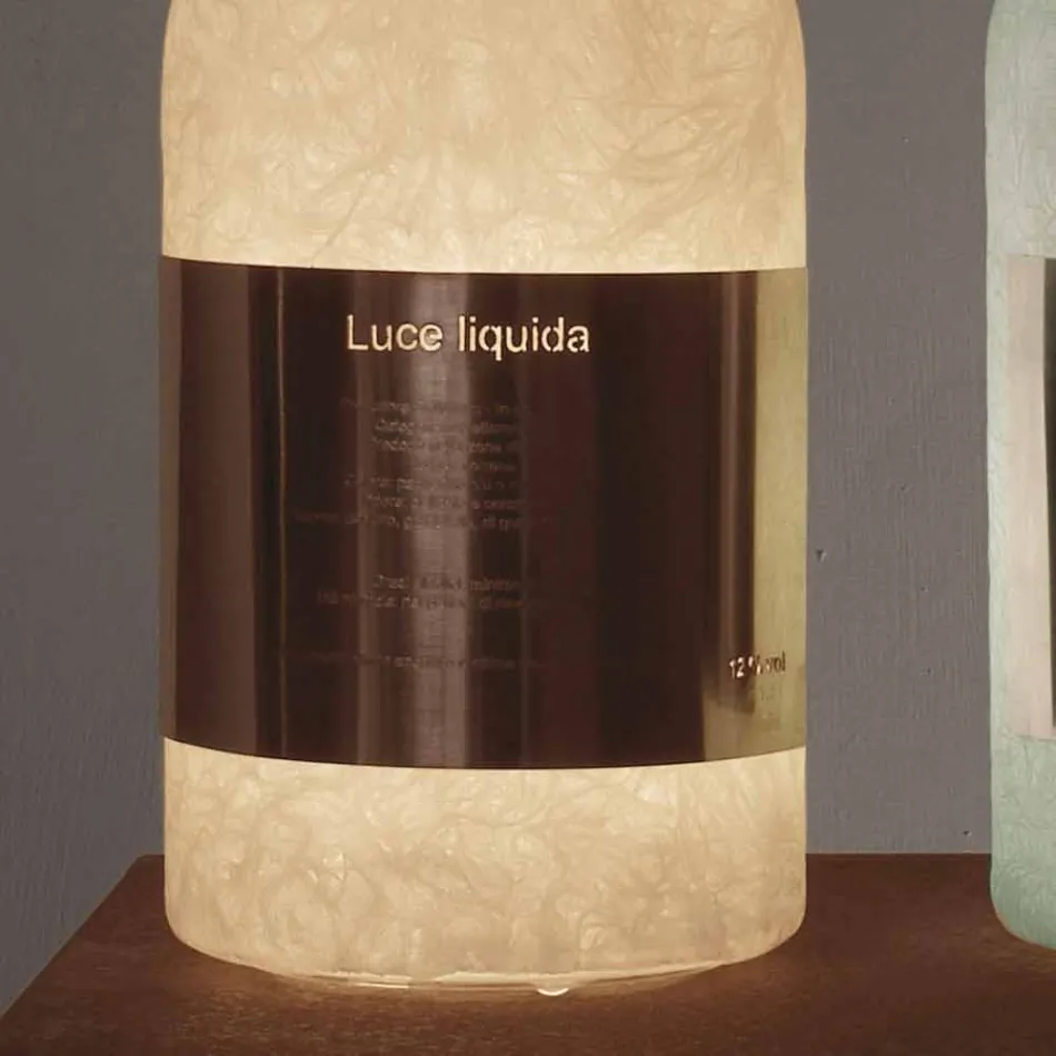 Stolní lampa v barevném nebulitu In-es.artdesign Luce Liquid1 Viadurini