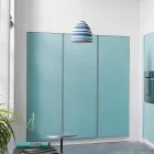 Nebulitní a vlnená závěsná lampa In.es.artdesign Flower Stripe Viadurini