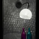 Žárovková a bavlněná nástěnná svítidla In-es.artdesign Moderní textura A1 Viadurini