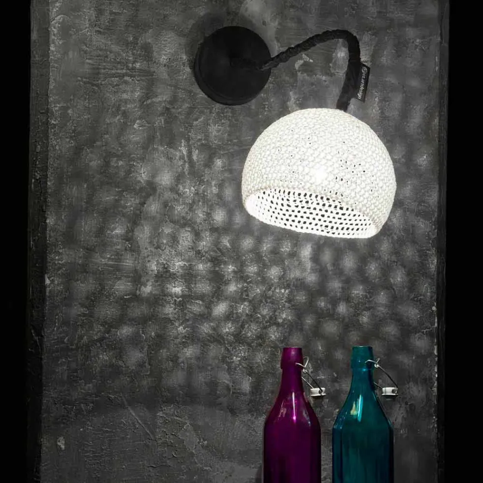 Žárovková a bavlněná nástěnná svítidla In-es.artdesign Moderní textura A1 Viadurini