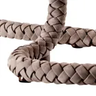 Tkanina a stolní lampa Grilli Snake vyrobená v Itálii Viadurini