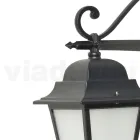 Skleněná lampa s tlakově litou hliníkovou konstrukcí Made in Italy - Scintilla Viadurini