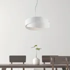 Skleněná a kovová lampa ideální pro stylové dekorace – Nebula Viadurini