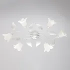 Vyrobeno v Itálii, skleněná a kovová lampa pro stylový nábytek – Sirio Viadurini