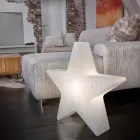 Vnitřní nebo venkovní bílá, červená nebo zelená LED, solární lampa nebo lampa E27 - Natalestar Viadurini