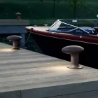 Designová led zahradní lampa v šedé nebo hnědé litině - Bitta od Il Fanale Viadurini