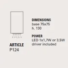 Venkovní stropní svítidlo LED terakotové, Smith - Toscot Viadurini