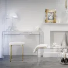 Led stolní lampa z průhledného plexiskla Made in Italy - Odette Viadurini