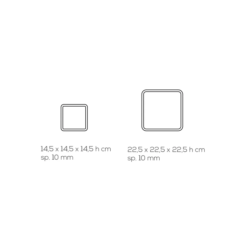 Led lampa v průhledném laserovém akrylovém dekoru - Robiola Viadurini