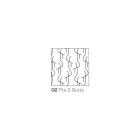 LED Lamp Luminous Transparentní akrylový konferenční stolek Laserový dekor - Robiola Viadurini