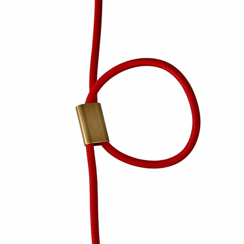 Moderní závěsná lampa v bílé keramice vyrobené v Itálii v Itálii Viadurini