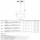Moderní lampa keramická odpružení Lustri 9 Viadurini