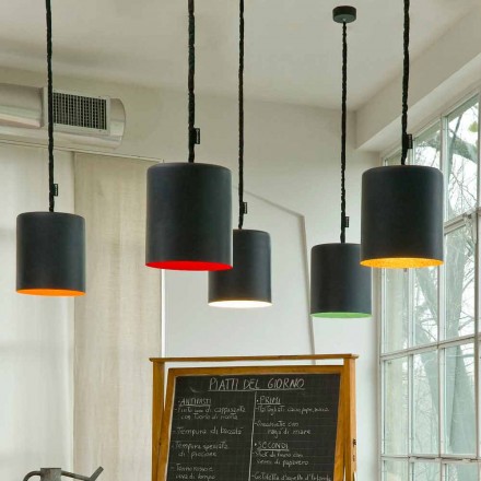 Moderní závěsná lampa In-es.artdesign Bin Resin blackboard Viadurini