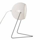Moderní stolní lampa In-es.artdesign Ručně vyrobená bavlněná textura T1 Viadurini