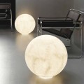 Moderní kuličková stolní lampa In-es.artdesign Nebulita podlahového měsíce