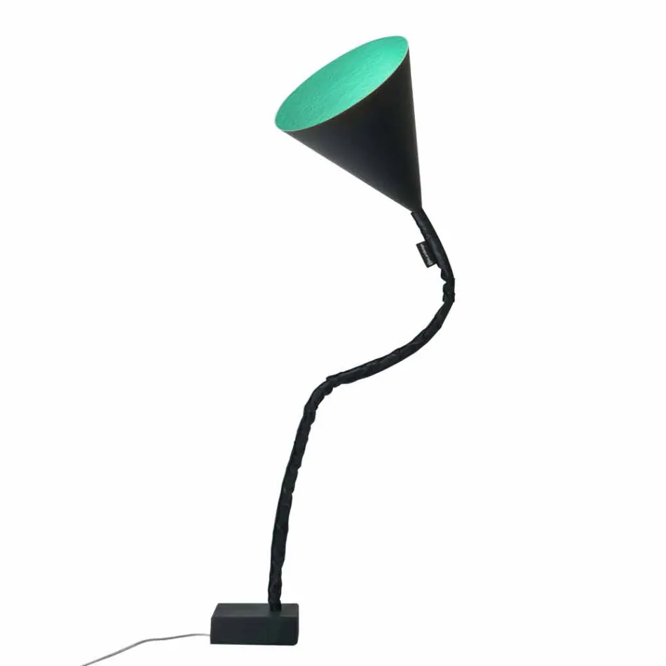 Moderní stojací lampa In-es. Design Květinová tabule z pryskyřice Viadurini