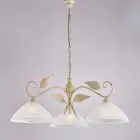 Moderní skleněná a kovová lampa vyrobená v Itálii ideální do každé místnosti - Carina Viadurini