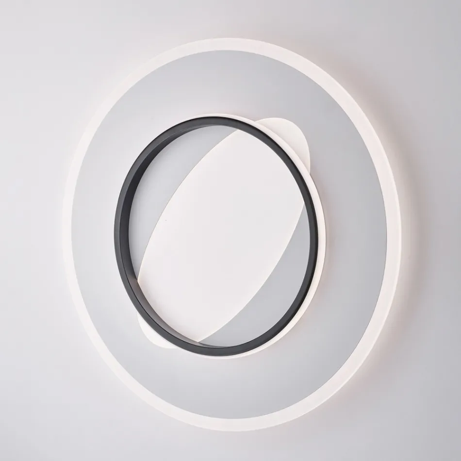 Moderní skleněná a kovová lampa vyrobená v Itálii ideální do každé místnosti - Pavo Viadurini