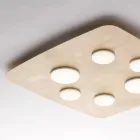 Moderní skleněná a kovová lampa pro stylovou interiérovou dekoraci – Kepler Viadurini