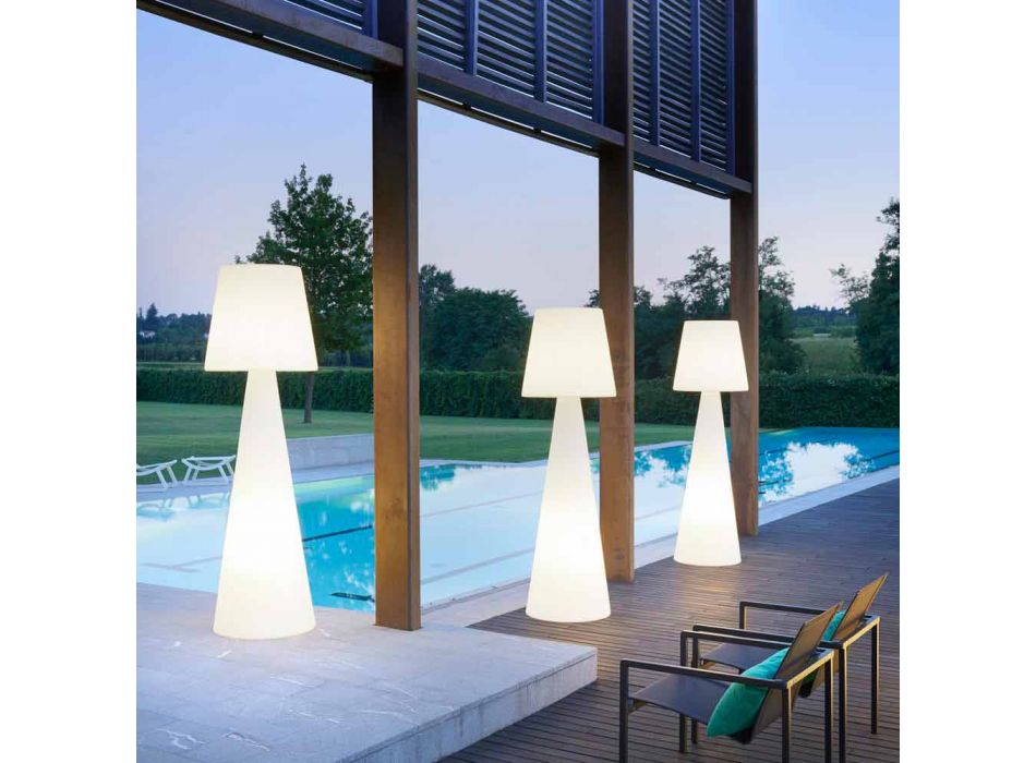 Moderní venkovní lampa Slide Pivot bright white vyrobená v Itálii Viadurini