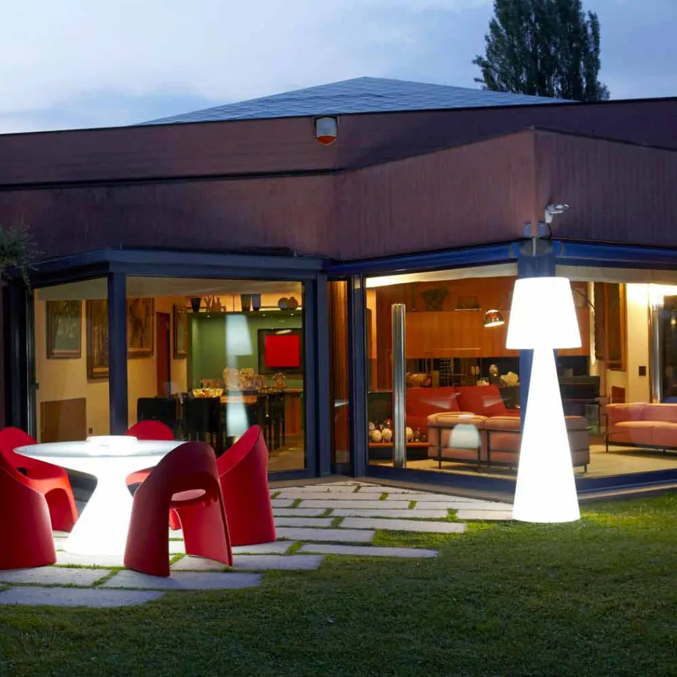 Moderní venkovní lampa Slide Pivot bright white vyrobená v Itálii Viadurini