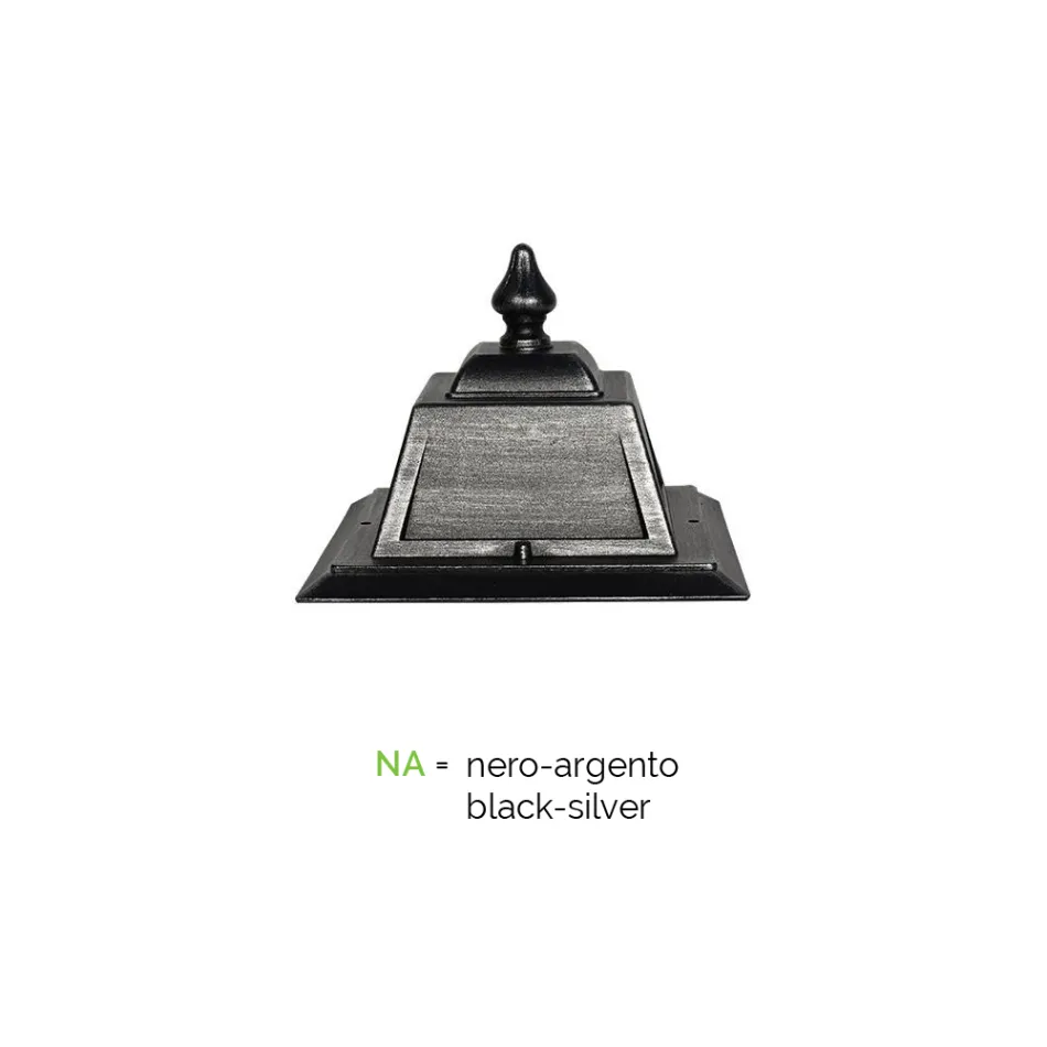 Venkovní nástěnné svítidlo ve vintage stylu z hliníku Made in Italy - Doroty Viadurini