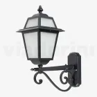 Venkovní lampa vyrobená z antracitového hliníku a skla Made in Italy - Elric Viadurini