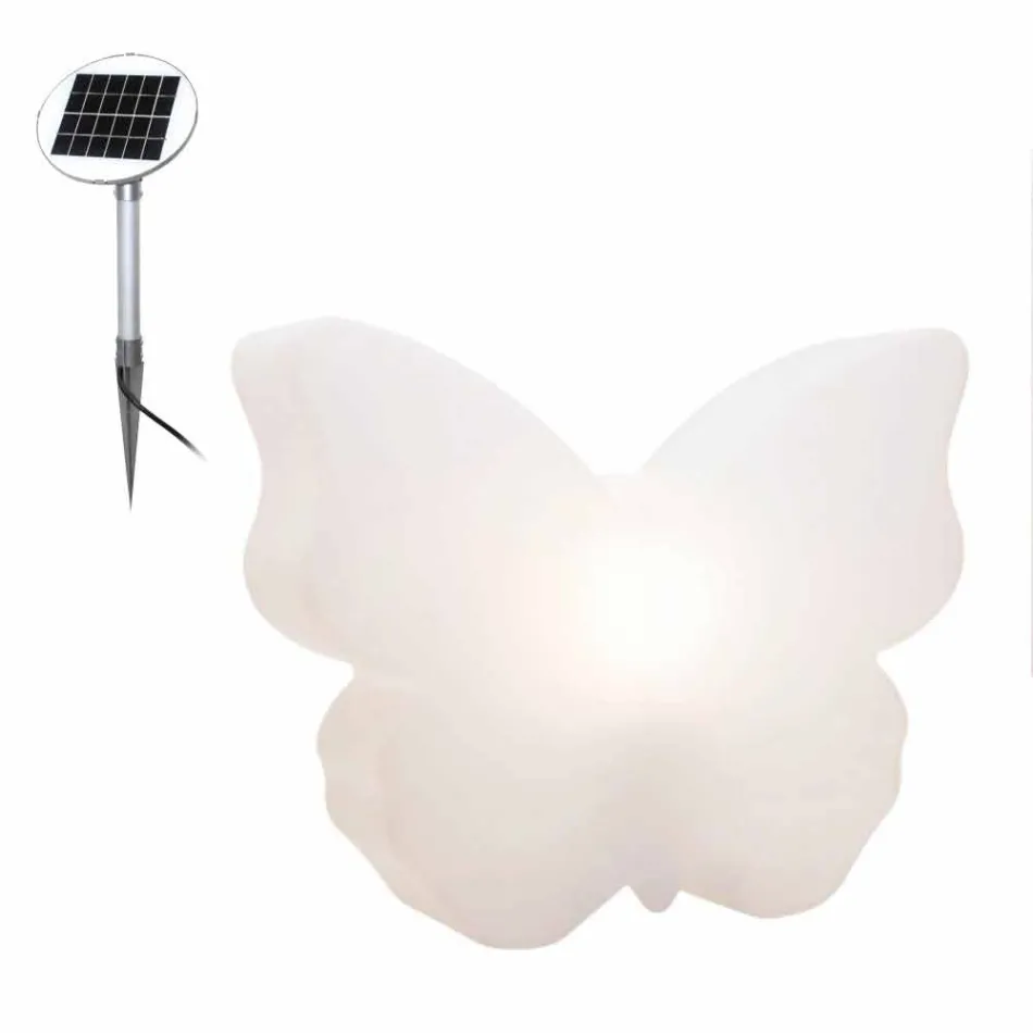 Lampa do exteriéru nebo interiéru, White Butterfly Modern Design - Farfallastar Viadurini