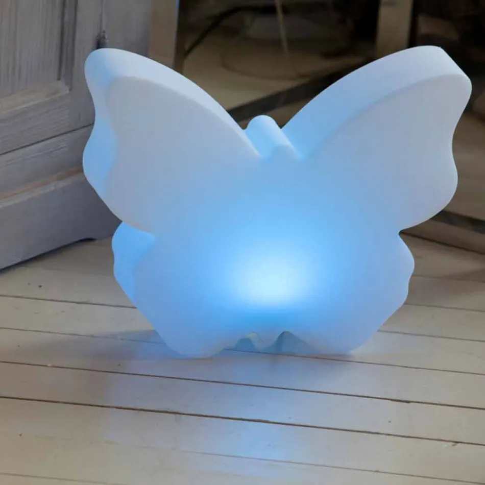 Lampa do exteriéru nebo interiéru, White Butterfly Modern Design - Farfallastar Viadurini