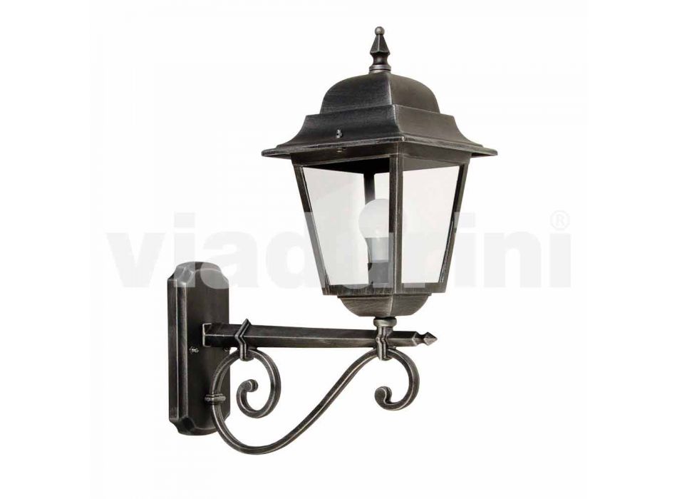 Venkovní nástěnná lampa z hliníku vyrobená v Itálii, Aquilina Viadurini