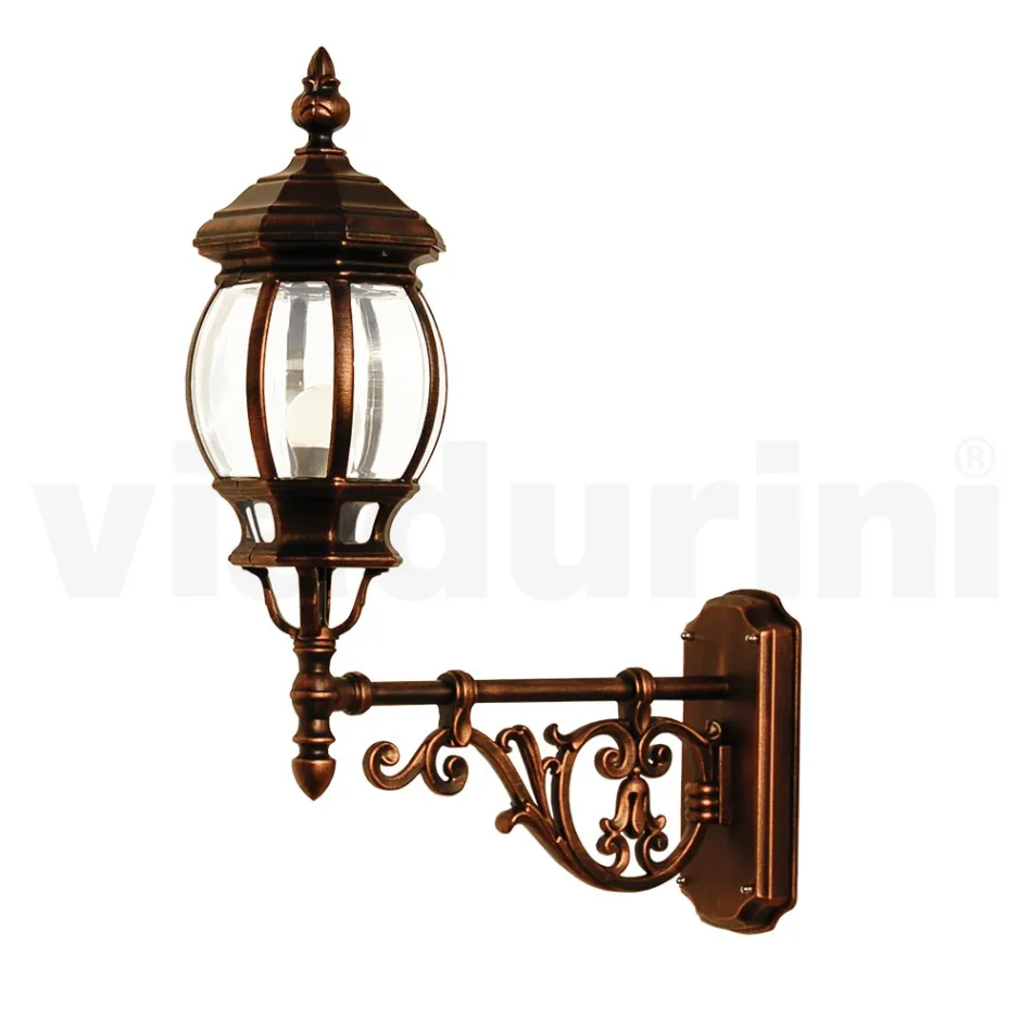 Venkovní nástěnné svítidlo z hliníku Made in Italy - Leona Viadurini