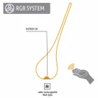 Váza RGB na podlahovou lampu s plastickým designem - Ampule od Myyour Viadurini