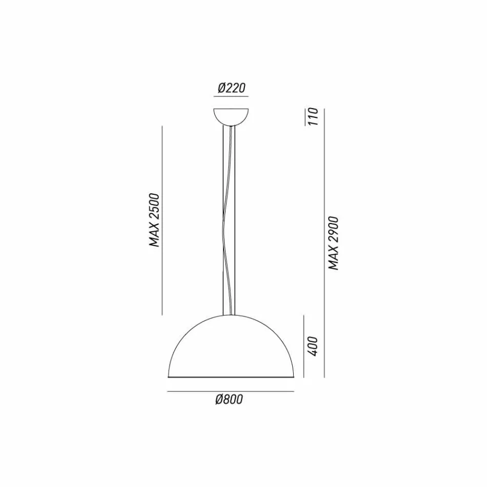 rustikální lampy Ø80 cm Galileo Il Fanale Viadurini