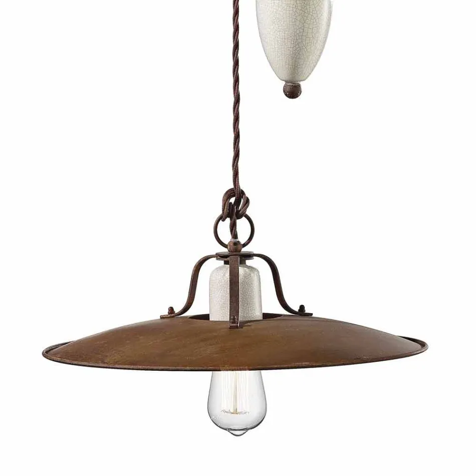 řemesla a dolů keramiky lampy a Metallo Kristen Ferroluce Viadurini