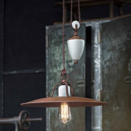 řemesla a dolů keramiky lampy a Metallo Kristen Ferroluce Viadurini