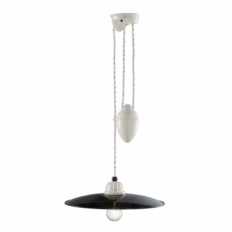 Lampa downs ruční keramiku Melissa Ferroluce Viadurini