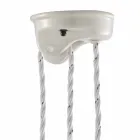 Lampa downs ruční keramiku Melissa Ferroluce Viadurini