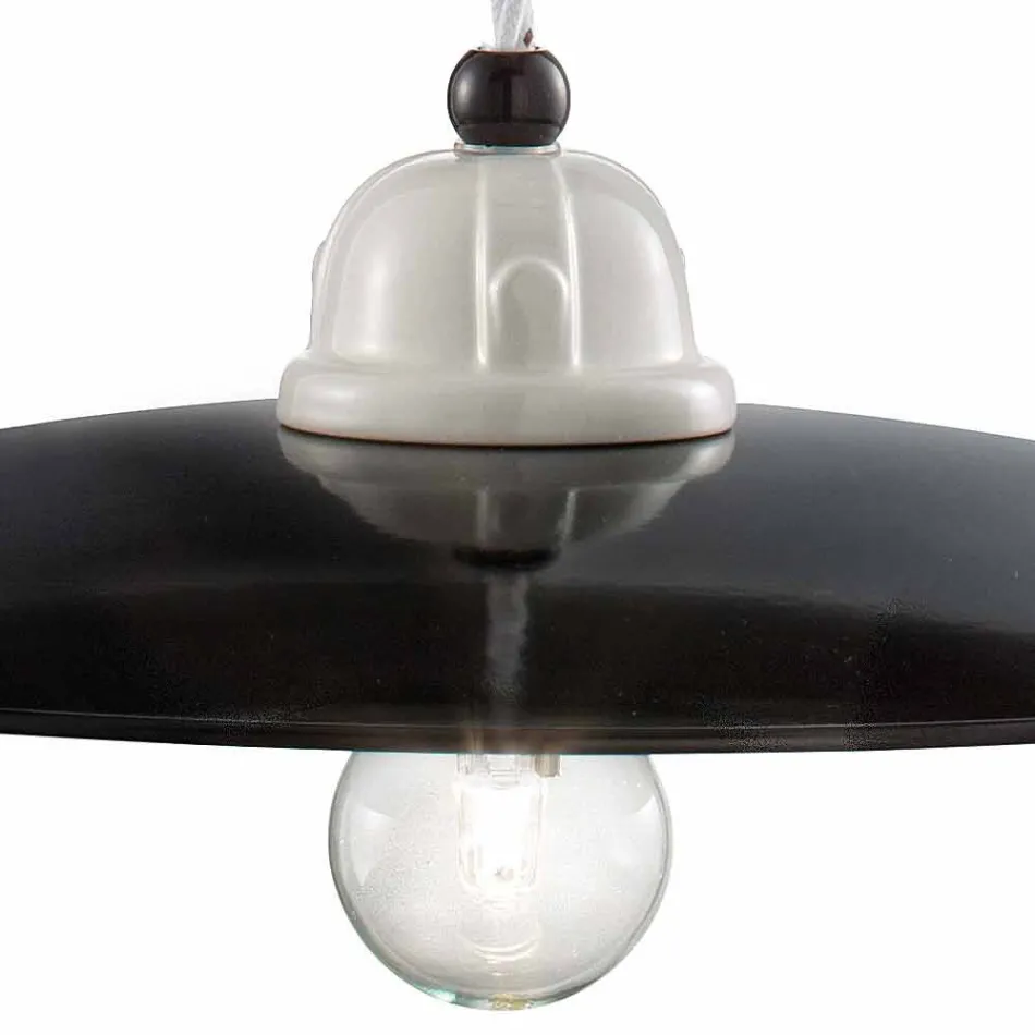 Lampa downs ruční keramiku Melissa Ferroluce Viadurini