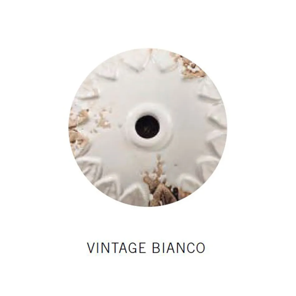 Řemeslné a průmyslové keramické a železné závěsné svítidlo - průmyslové Viadurini