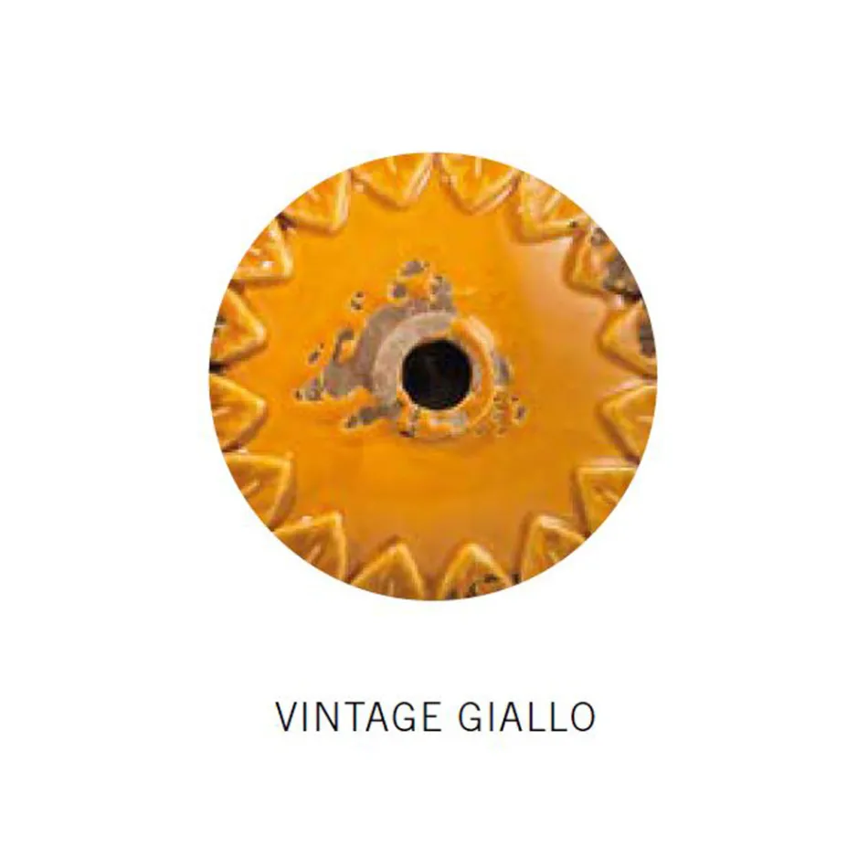 Řemeslné a průmyslové keramické a železné závěsné svítidlo - průmyslové Viadurini