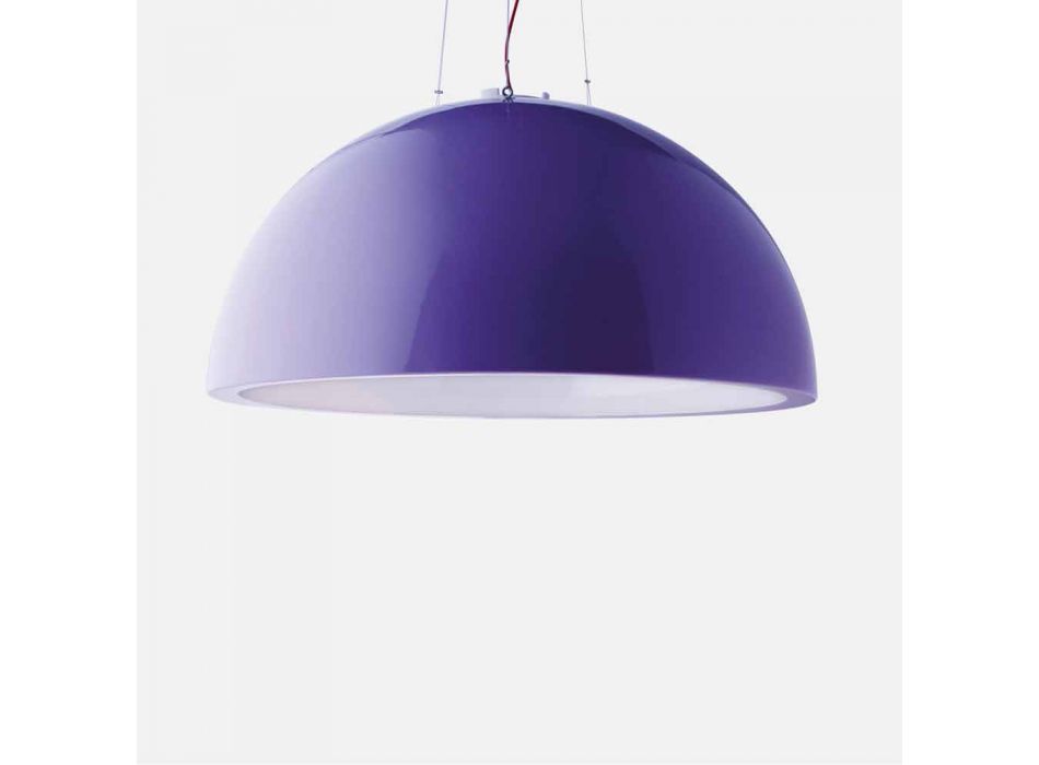 Barevné závěsné svítidlo Slide Cupole polyethylen vyrobené v Itálii