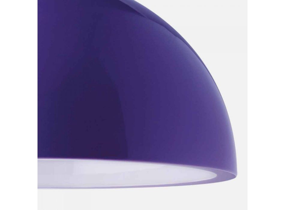 Barevné závěsné svítidlo Slide Cupole polyethylen vyrobené v Itálii Viadurini