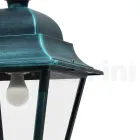 Venkovní závěsné svítidlo z hliníku a skla Made in Italy - Bonaria Viadurini