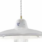 Závěsné svítidlo v řemeslných keramických historických ručních dekoracích - Como Viadurini